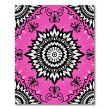 Ornate Pink Mandala Floral Area Rug