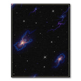 Multi-color and Patterns Cosmic Nebula Swirl Area Rug