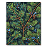Pine Branch Juniper Berry Area Rug