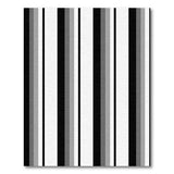 Vertical Black and White Modern Black White Vertical Stripe Area Rug