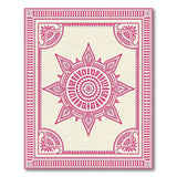 Pink Sun Mandala Area Rug