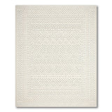 Ivory Geometric Heritage Tribal Rug