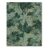 Lush Green Foliage Area Rug