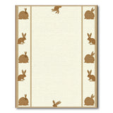 Charming Bunny Border Area Rug