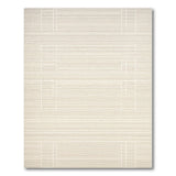 Beige Grid Geometric Modern Area Rug