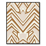 Angular Beige Geometric Modern Area Rug