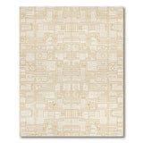 Modern Geometric Maze Area Rug