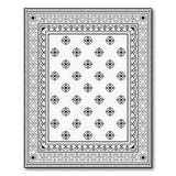 Traditional Persian Ornate Black White Persian Motif Area Rug