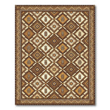 Heritage Tribal Tiki Diamond Pattern Rug