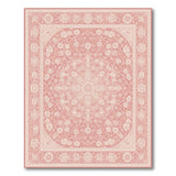 Pink Floral Vintage No. 27 Area Rug