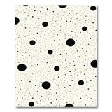 Modern Black Polka Dot Area Rug