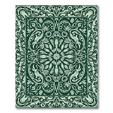 Green Traditional Persian Emerald Green Traditional Persian Area Rug
