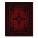 Red Heritage Tribal Red Geometric Heritage Tribal Area Rug