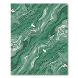 Green Abstract Area Green Marble Swirl Area Rug