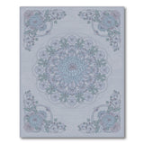 Blue Floral Vintage Washable Area Rug