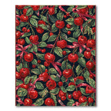Red Cherry Clusters Area Rug