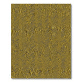 Bold Yellow Black Zigzag Geometric Area Rug