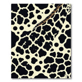 Giraffe Spot Black White Area Rug