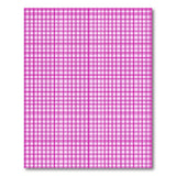 Pink Pink Grid Geometric Area Rug