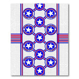 Stars and Stripes Patriotic Area Rug