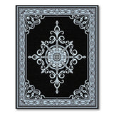 Intricate Blue Mandala Persian Area Rug