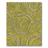 Yellow Spiral Heritage Tribal Area Rug