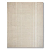 Beige and Neutral Geometric Modern Beige Vertical Stripe Area Rug