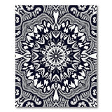 Black and White Traditional Persian Intricate Black White Mandala Area Rug