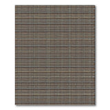 Grey Tweed Textured Woven Area Rug