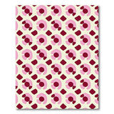 Pink Abstract Leopard Spot Area Rug