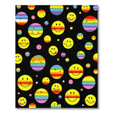 Rainbow Smiley Faces Area Rug