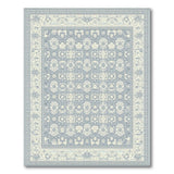 Elegant Grey Persian Floral Area Rug