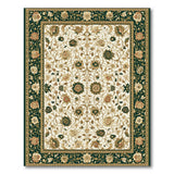 Multi-color and Patterns Ivory Traditional Persian Floral Area Rug