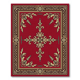 Elegant Red Ornate Persian Rug