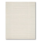 Beige Woven Stripe Area Rug