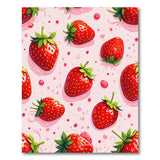 Juicy Strawberry Pattern Area Rug