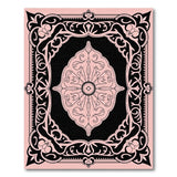 Ornate Pink Persian Medallion Area Rug