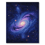 Cosmic Spiral Galaxy Area Rug