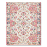 Multi-color and Patterns Red Floral Persian Area Rug