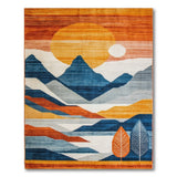 Sunset Peaks Geometric Area Rug