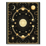 Celestial Gold Mandala Area Rug