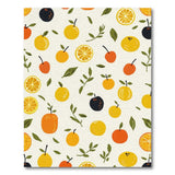 Whimsical Citrus Orchard Fruit Area Rug