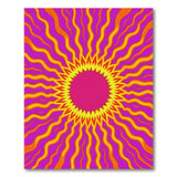 Psychedelic Sunburst Area Rug