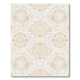 Floral Vintage Elegant Beige Floral Swirl Area Rug
