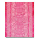 Vibrant Pink Snakeskin Scale Area Rug