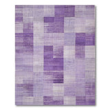 Geometric Modern Purple Purple Geometric Patchwork Area Rug