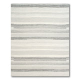 Grey Striped Distressed Vintage Area Rug