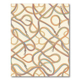 Rainbow Strap Knot Multi-Color Area Rug