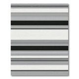 Striped Black and White Modern Black White Striped Area Rug