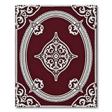 Red Ornate Maroon Traditional Persian Area Rug
